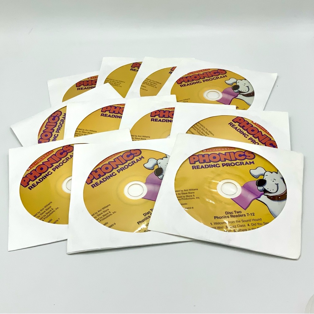 Scholastic Phonics Reading Cds Childrens Audiobook Readers Homeschool Curriculum
